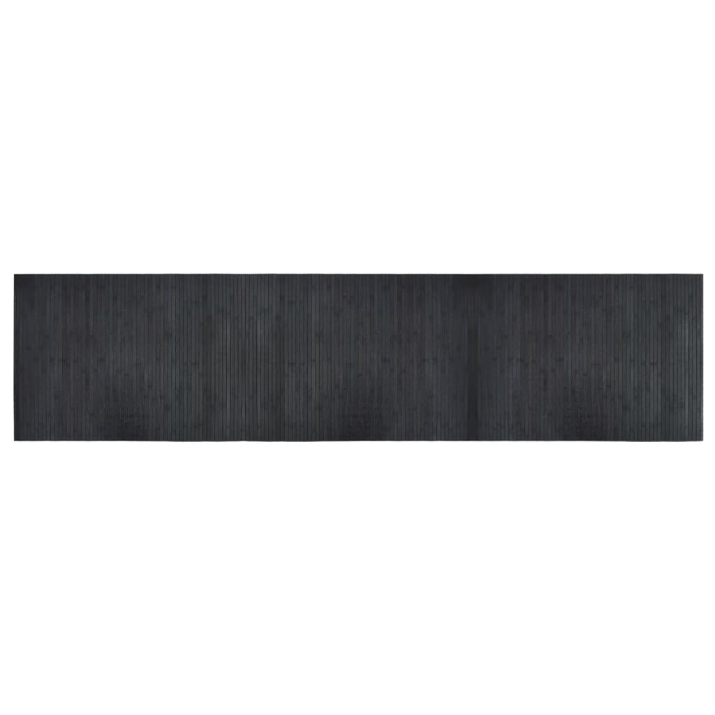 Vidaxx rechteckiger Teppich 70x300 cm Bambusgrau