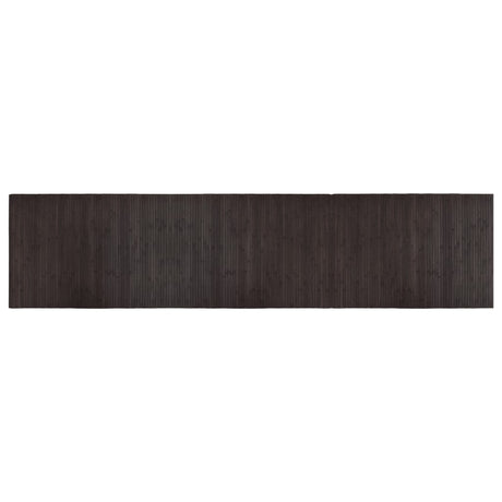 Vidaxx rechteckiger Teppich 70x300 cm Bambus dunkelbraun