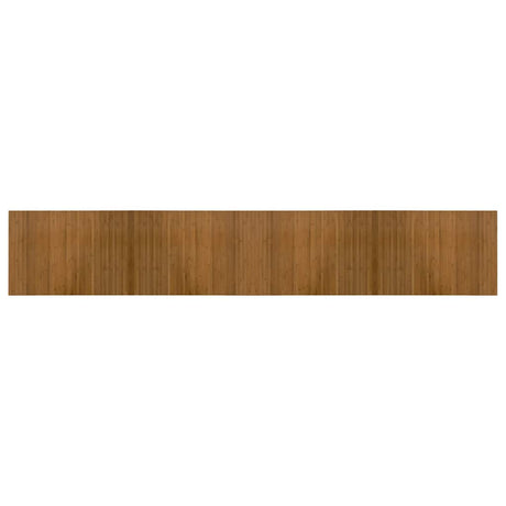 Vidaxx rechteckiger Teppich 70x400 cm Bambusbraun