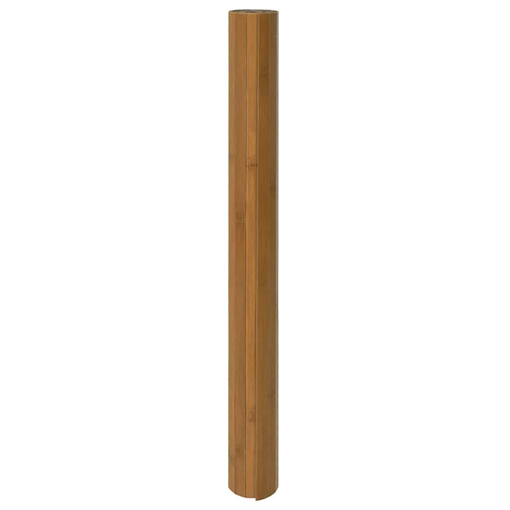 Vidaxx rechteckiger Teppich 70x400 cm Bambusbraun