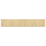 Vidaxx rechteckiger Teppich 70x400 cm Bambus hell natur