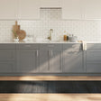 Vidaxx rechteckiger Teppich 70x400 cm Bambusgrau