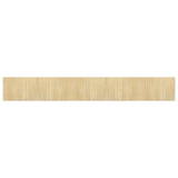 Vidaxx rechteckiger Teppich 70x500 cm Bambus hell natur
