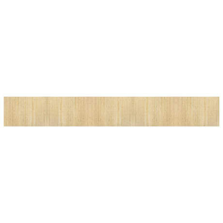 Vidaxx rechteckiger Teppich 70x500 cm Bambus hell natur