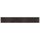 Vidaxx rechteckiger Teppich 70x500 cm Bambus dunkelbraun