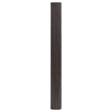 Vidaxx rechteckiger Teppich 70x500 cm Bambus dunkelbraun