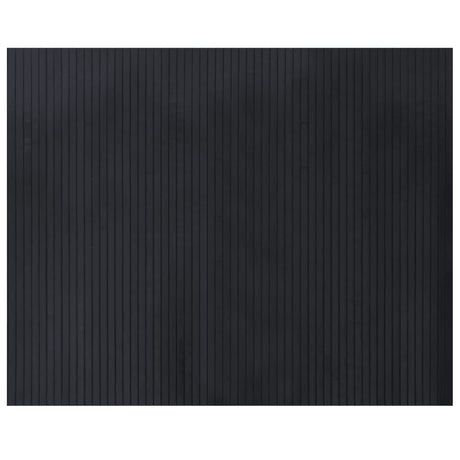 Vidaxx rechteckiger Teppich 80x100 cm Bambus schwarz