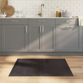 Vidaxx rechteckiger Teppich 80x100 cm Bambus dunkelbraun