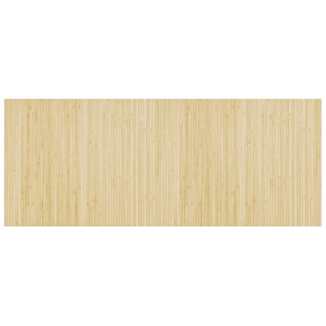 Vidaxx rechteckiger Teppich 80x200 cm Bambus hell natur