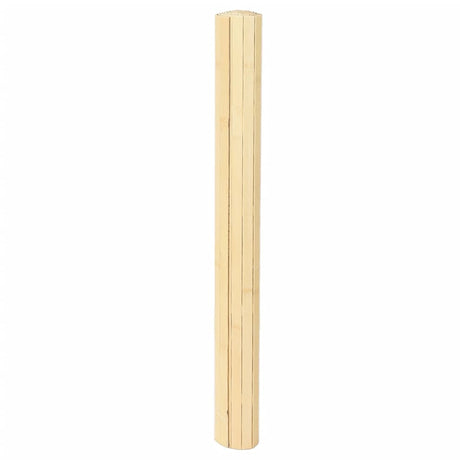 Vidaxx rechteckiger Teppich 80x200 cm Bambus hell natur