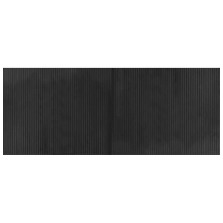 VidaXL Rechteckiger Teppich 80x200 cm Bambusgrau