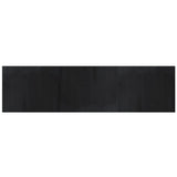 Vidaxx rechteckiger Teppich 80x300 cm Bambus schwarz