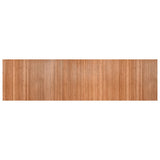 VidaXL Rechteckiger Teppich 80x300 cm Bambus natur