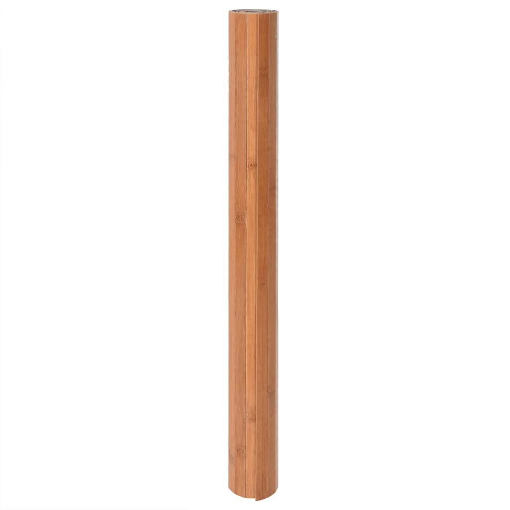 VidaXL Rechteckiger Teppich 80x300 cm Bambus natur