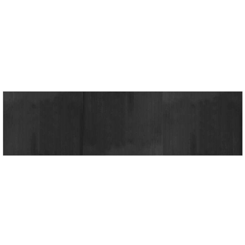 Vidaxx rechteckiger Teppich 80x300 cm Bambusgrau