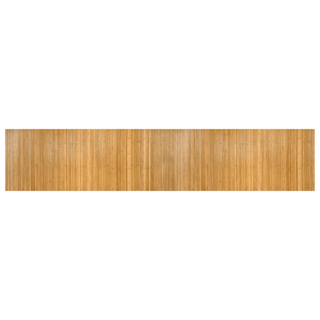 Vidaxx rechteckiger Teppich 80x400 cm Bambus natur
