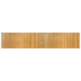 Vidaxx rechteckiger Teppich 80x400 cm Bambus natur