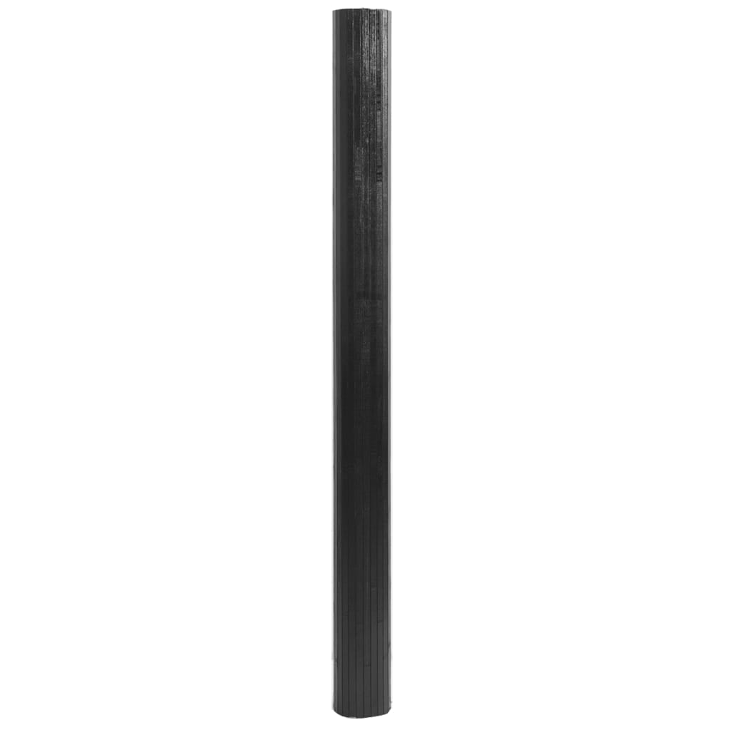 Vidaxx rechteckiger Teppich 80x400 cm Bambusgrau