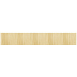 Vidaxx rechteckiger Teppich 80x500 cm Bambus hell natur