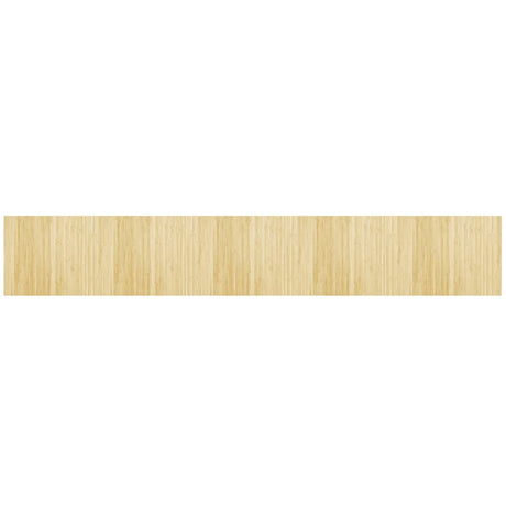 Vidaxx rechteckiger Teppich 80x500 cm Bambus hell natur