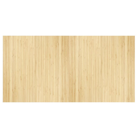 VidaXL Rechteckiger Teppich 100x200 cm Bambus hell natur