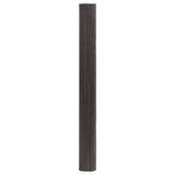 Vidaxx rechteckiger Teppich 100x200 cm Bambus dunkelbraun