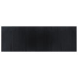 Vidaxx rechteckiger Teppich 100x300 cm Bambus schwarz