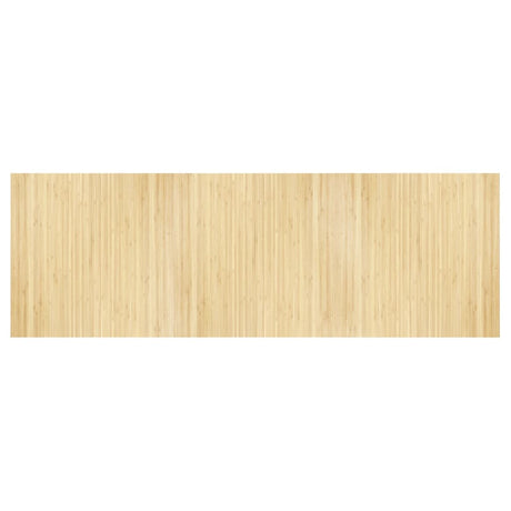 Vidaxx rechteckiger Teppich 100x300 cm Bambus hell natur