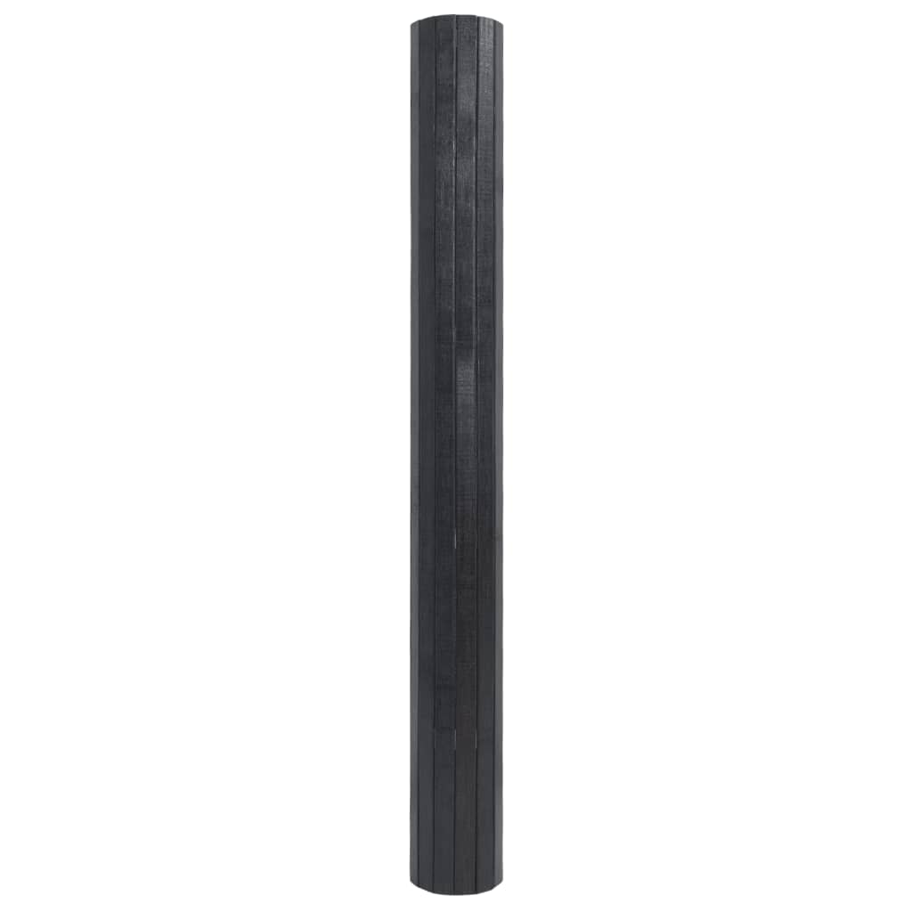 Vidaxx rechteckiger Teppich 100x300 cm Bambusgrau