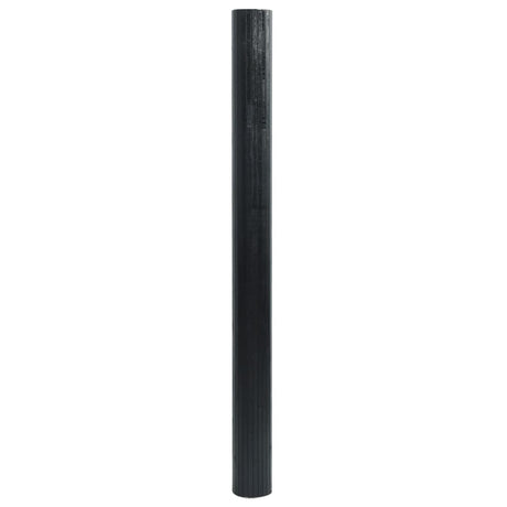 Vidaxx rechteckiger Teppich 100x400 cm Bambus schwarz
