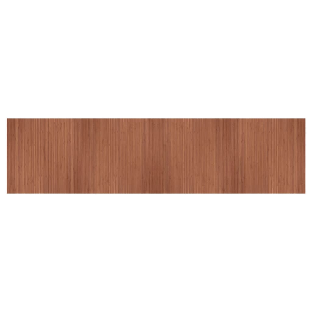 Vidaxx rechteckiger Teppich 100x400 cm Bambusbraun
