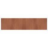 Vidaxx rechteckiger Teppich 100x400 cm Bambusbraun