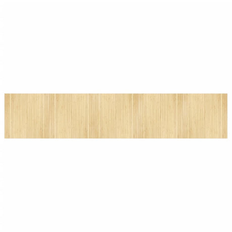 Vidaxx Teppich rechteckig 100x500 cm Bambus hell natur