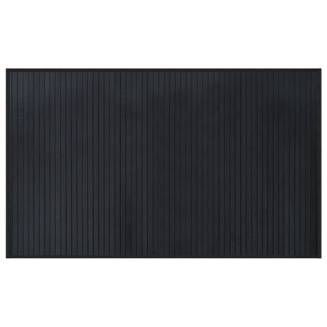 Vidaxl vloerkleed rechthoekig 60x100 cm bamboe zwart