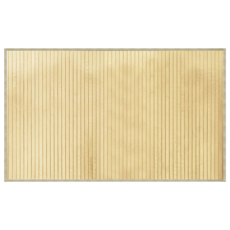 Vidaxx rechteckiger Teppich 60x100 cm Bambus hell natur
