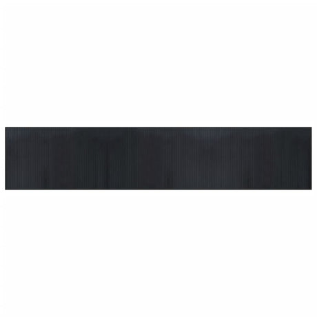 Vidaxx rechteckiger Teppich 60x300 cm Bambus schwarz