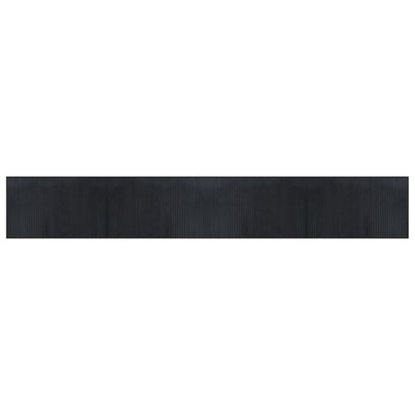 Vidaxx rechteckiger Teppich 60x400 cm Bambus schwarz