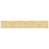 Vidaxx rechteckiger Teppich 60x400 cm Bambus hell natur