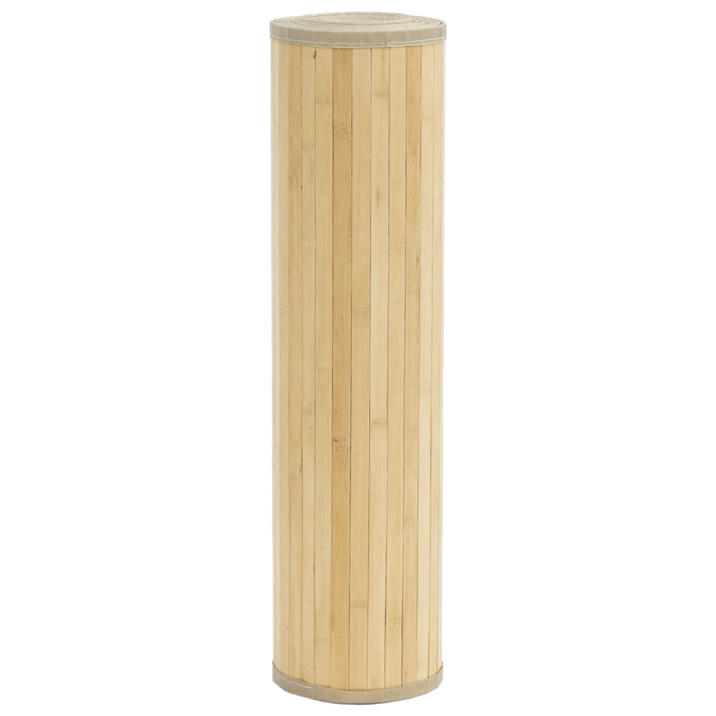 Vidaxx Teppich rechteckig 60x500 cm Bambus hell natur