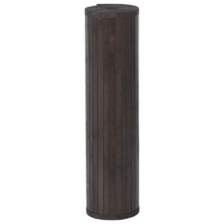 Vidaxx rechteckiger Teppich 60x500 cm Bambus dunkelbraun