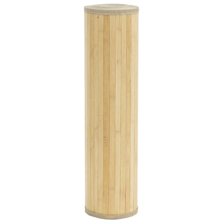 Vidaxx rechteckiger Teppich 60x1000 cm Bambus hell natur