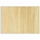 Vidaxx rechteckiger Teppich 70x100 cm Bambus hell natur