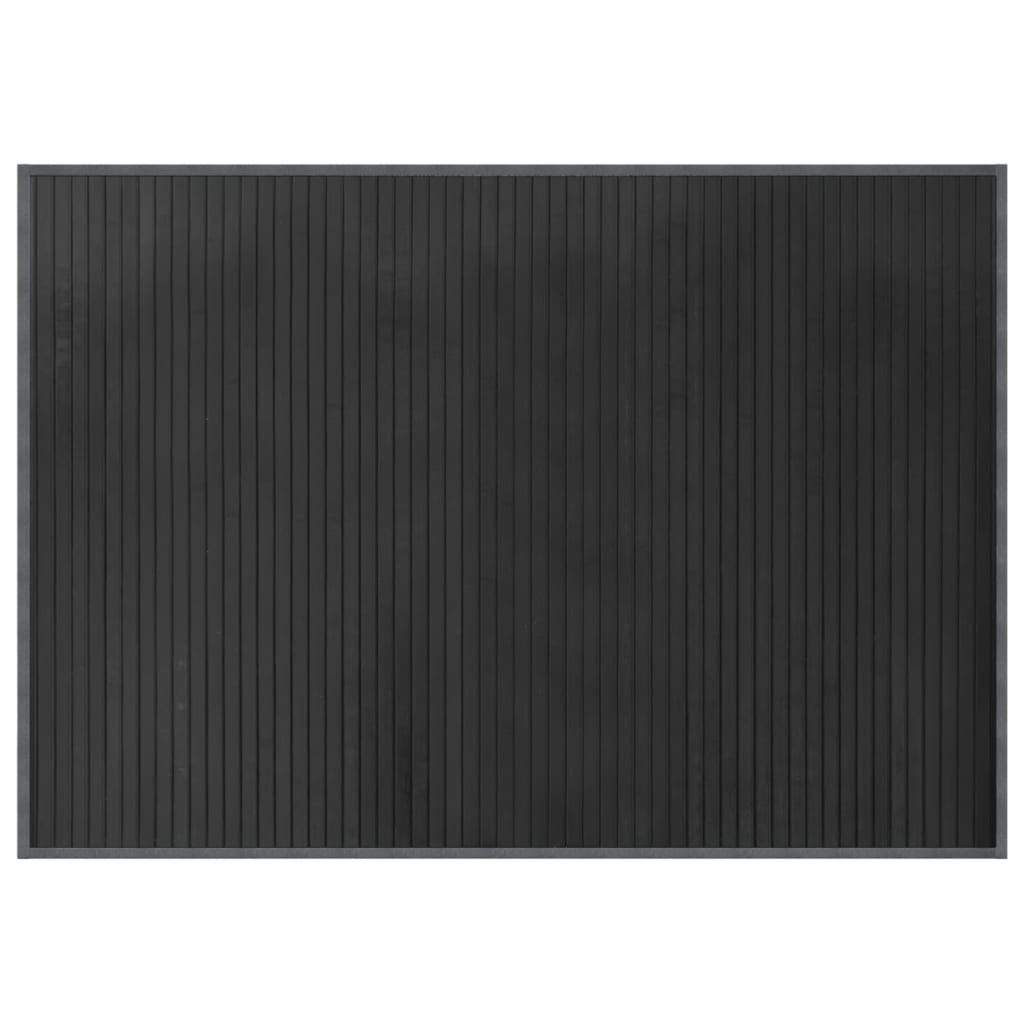Vidaxx rechteckiger Teppich 70x100 cm Bambusgrau