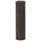 VidaXL Rechteckiger Teppich 70x100 cm Bambus dunkelbraun