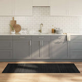 Vidaxl vloerkleed rechthoekig 70x200 cm bamboe zwart