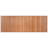 VidaXL Rechteckiger Teppich 70x200 cm Bambus natur