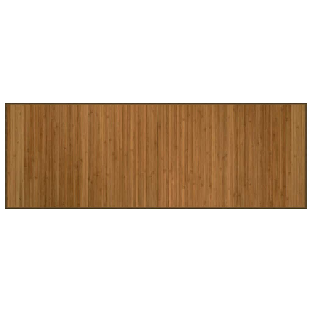 Vidaxx rechteckiger Teppich 70x200 cm Bambusbraun