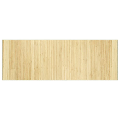 VidaXL Rechteckiger Teppich 70x200 cm Bambus hell natur