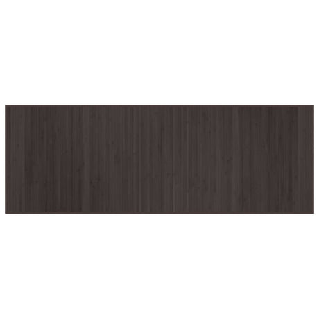 Vidaxx rechteckiger Teppich 70x200 cm Bambus dunkelbraun