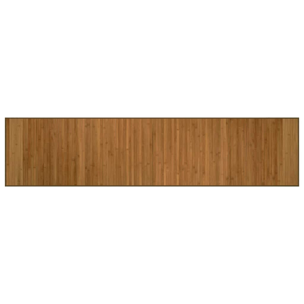 Vidaxx rechteckiger Teppich 70x300 cm Bambusbraun